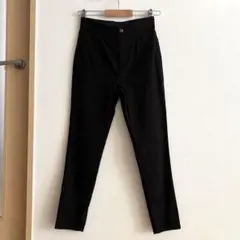 COMME CA ISM ハイテンションパンツ　ブラック　XSサイズ