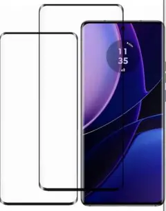 対応 Motorola Edge 40 ガラスフィルム 2枚 保護フィルム