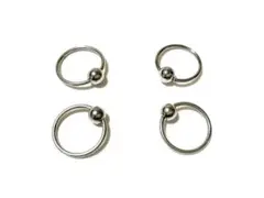 ボディーピアス 4個セット