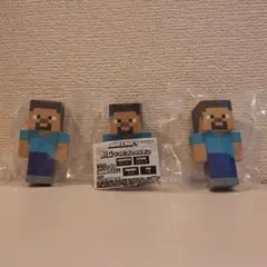MINECRAFT BIGソフビコレクション(スティーブ)3個セット
