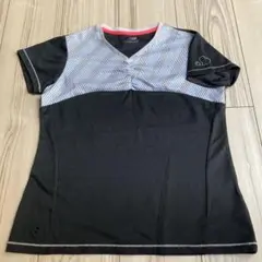 半袖レディースティシャツ　黒　速乾性