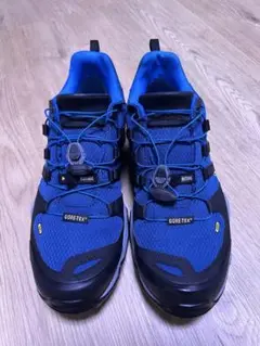 adidas アディダスGORE-TEX 防水ローカットスニーカー 青