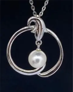 MIKIMOTO アコヤ真珠 シルバー ネックレス