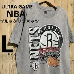 バスケットボール NBA ブルックリンネッツ Tシャツ グレー L