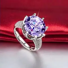 指輪 豪華 ギフト アメジスト 誕生石 宝石 結婚 婚約 花嫁 誕生日 記念日