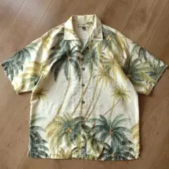 Tommy Bahama アロハシャツ/シルク100%/A181/古着/M