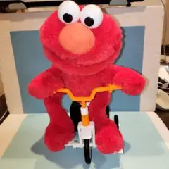 セサミストリート　エルモ　ぬいぐるみ自転車　作動確認済