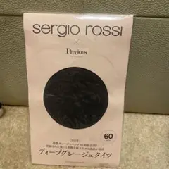 セルジオロッシ×Precious ディープグレージュタイツ 60デニール