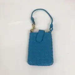 BOTTEGA VENETA ボッテガヴェネタ 小物入れ ポーチ ブルー