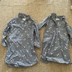 説明必読！H&M シャツワンピース 双子セット