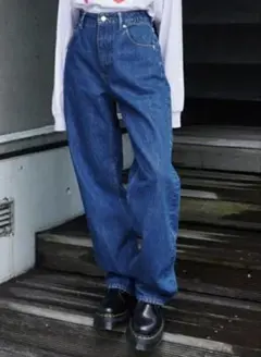 HIGH WAISTED LOOSE FIT JEAN デニム X-girl