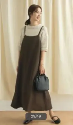 URBAN RESEARCH DOORS ドライタッチキャミワンピース M