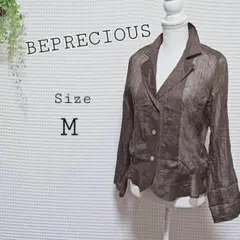 BEPRECIOUS ブラウン系ジャケット Mサイズ