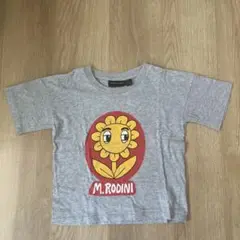 キッズ　mini rodini 花イラスト Tシャツ 116/122