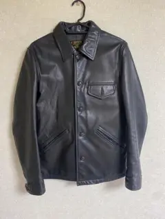 COOTIE レザーカーコート 名品❗️美品 ❗️超希少サイズ ！！（MからL） Cootie Productions レザージャケット カーコート