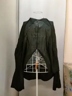 ヨウジヤマモト ブラック ブラウス デザインシャツ Yohji Yamamoto