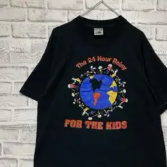 USA製90sヴィンテージTシャツ！シングルステッチ　ブラック半袖古着L 3