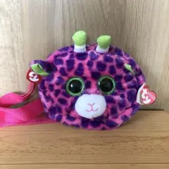 ★タグ付き★ Ty ぬいぐるみ　バッグ　キリン　ポシェット　ショルダーバッグ