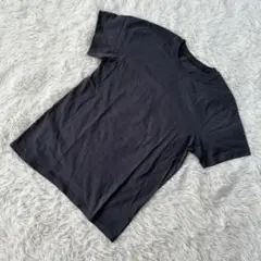 未使用美品❗️綿100%、【GU 】Tシャツ 黒 メンズ無地 カジュアル Ｍ