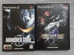PS2 アーマード・コア2 アナザーエイジ/アーマード・コア ネクサス　 2本