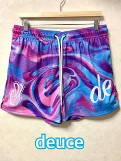 最終価格 美品 deuce デュース マーブル模様 ショート丈 パスパン