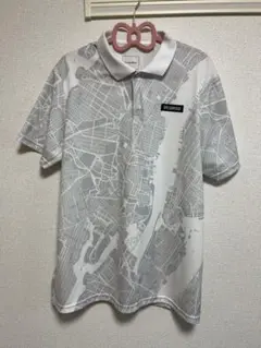 TaylorMade 地図柄 ポロシャツ Oサイズ