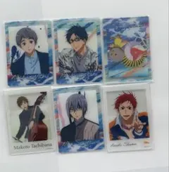 Free! オケコン 2025 チェキ風クリアカード　6点セット