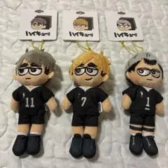 ハイキュー!! ジロリ　ぬいぐるみ・マスコット 3体セット