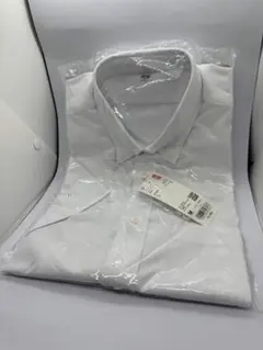【新品未使用】UNIQLO ドレスシャツ M 00 White ストレッチ
