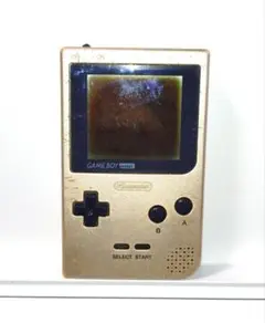 【ジャンク品】ニンテンドー　ゲームボーイポケット　ゴールド　本体