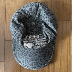 WEB LOGO LEOPARD CAP [KHAKI]