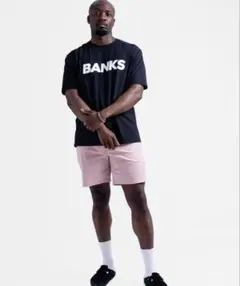 BANKS ブラック Tシャツ　Lサイズ　新品未使用