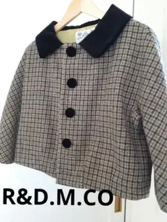 Ru0026D.M.CO- ツィードラウンドカラージャケット オールドマンズテーラー