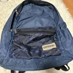 OUTDOOR ネイビー 迷彩柄 リュック