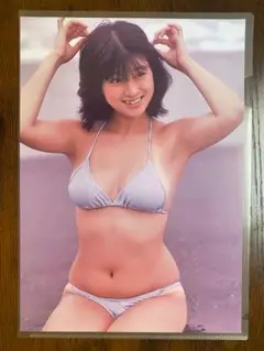 高画質　A４サイズ　河合奈保子①　ポスター　ハンドメイド