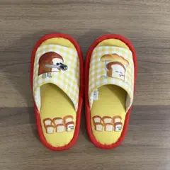 パンどろぼう　キッズ　前開き　スリッパ　ルームシューズ　18〜20㎝