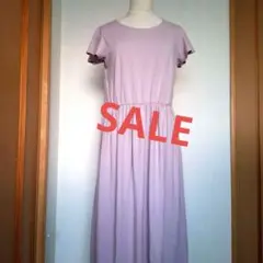 くすみピンク可愛い❤️コットン楽ちんワンピース