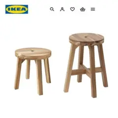 IKEA イケア 廃盤品 スコグスタ ベンチ スツール アカシア材