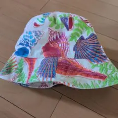 カラフル貝殻模様バケットハット