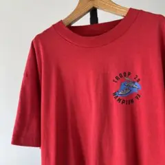 90s USA製　TROOP 29　ビンテージTシャツ　レッド　シングルステッチ