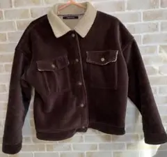 コーデュロイ裏ボア ジャケット