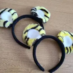 中古【 阪神タイガース 】虎 トラ トラッキー カチューシャ 2つセット