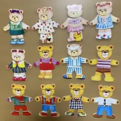 木製クマ着せ替え(大) 12セット