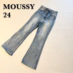 MOUSSY マウジー HW Rebirth FLARE 24 フレア デニム