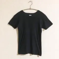 プチバトー Tシャツ　ブラック　黒　無地　12ans 150