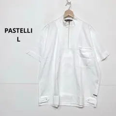 イタリアブランドメディカルユニフォーム ハーフジップジャケット綿100%H319