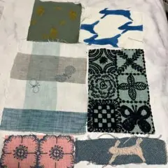 フォレストタイル　ちょうちょ　はぎれセット　ミナペルホネン
