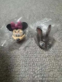 ディズニー リング ガチャガチャ ズートピア ニック ジュディ ミニー