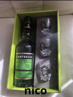 シャルトリューズ　ヴェール 350ml　グラスセット　未開封　送料込　リキュール シャルトリューズ・ヴェール | ユニオンリカーズ