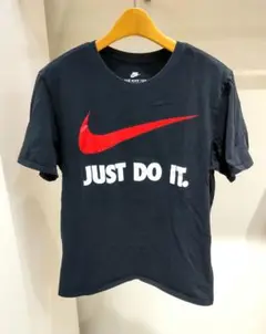 ◆NIKE◆ナイキカットソーメンズ黒M◆NIKE赤ロゴ◆